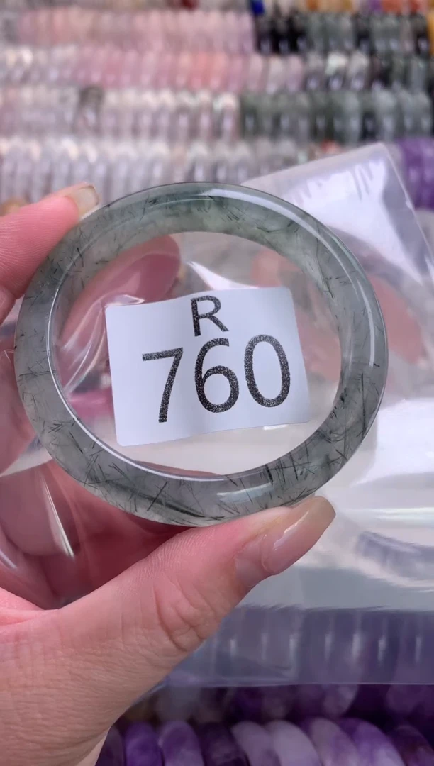 水晶珠宝半成品未镶嵌K**?水晶手镯760-55