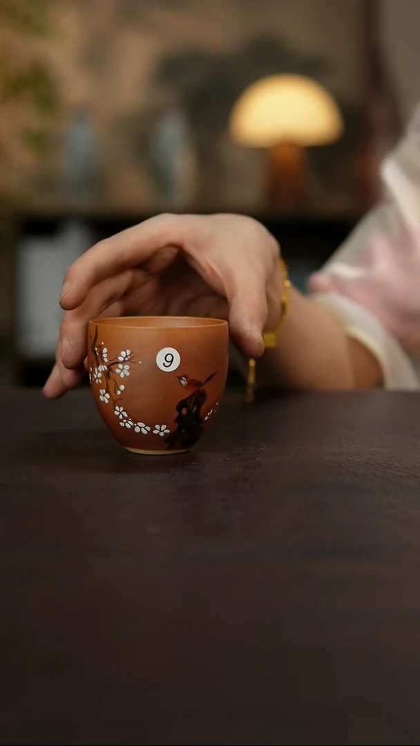 杯景德镇陶瓷杯碗柴烧多人