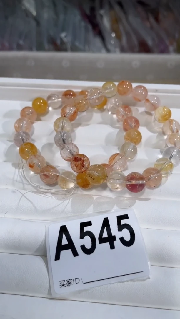 水晶手链未镶嵌A545胶花手链多样性发一