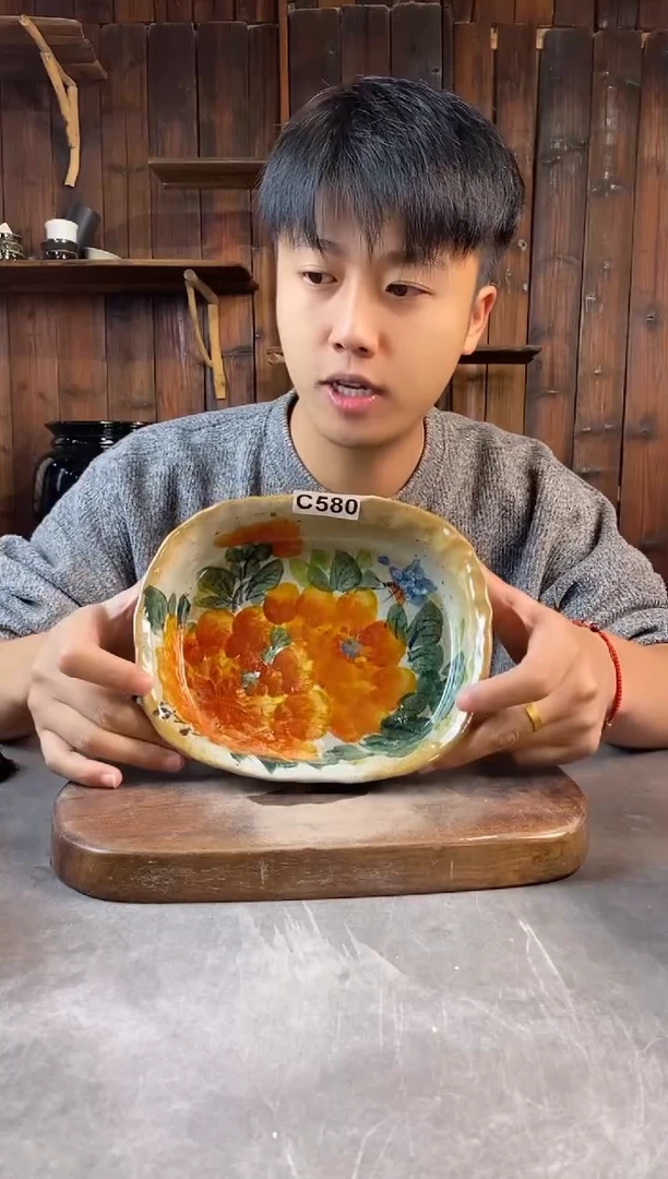 碗580，手工手绘，超值陶瓷！