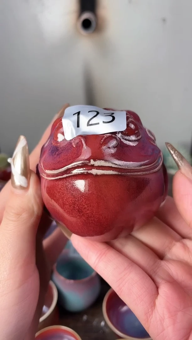 【闪购商品】摆件钧瓷手工茶器窑变