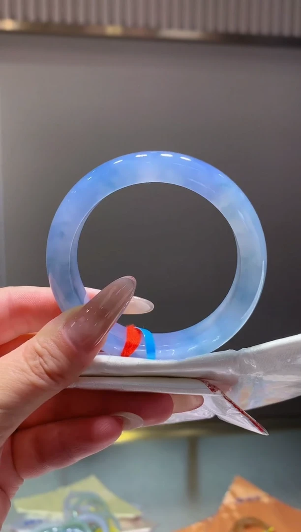 未镶嵌手镯翡翠-F7-正圈54.6-全款20万-定金2万