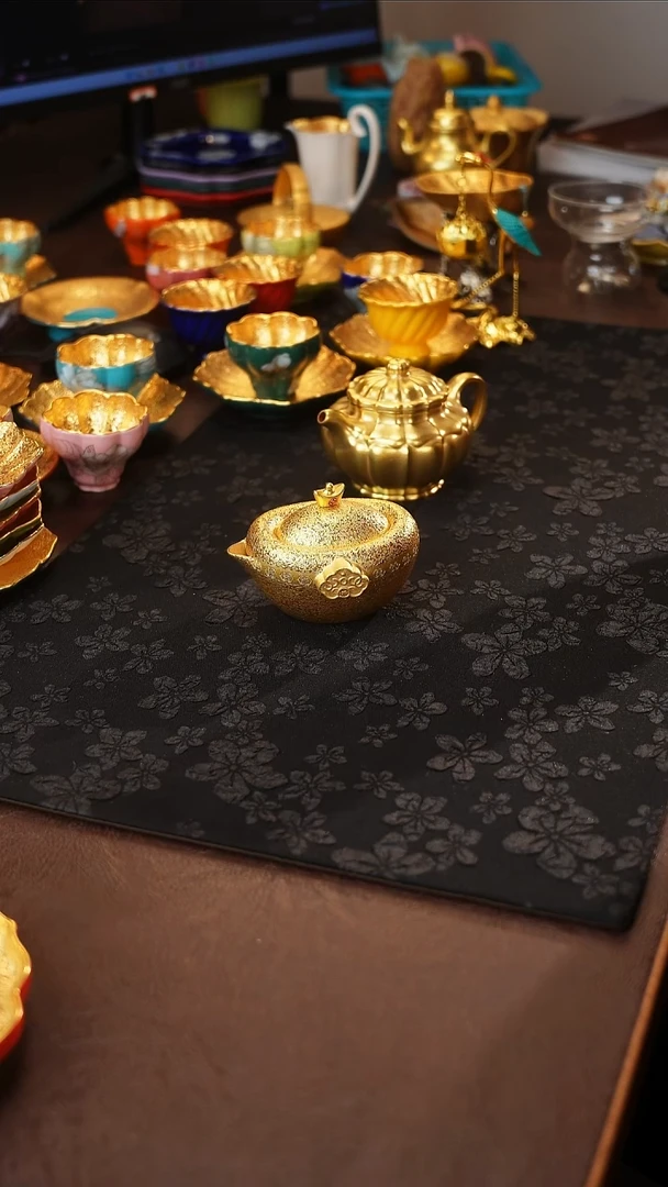 茶杯紫砂【宜景窑系列】元宝