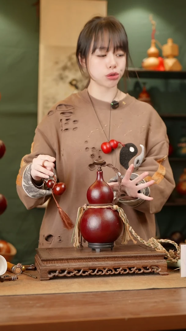 206号精品天然大漆酒葫芦一物一拍~