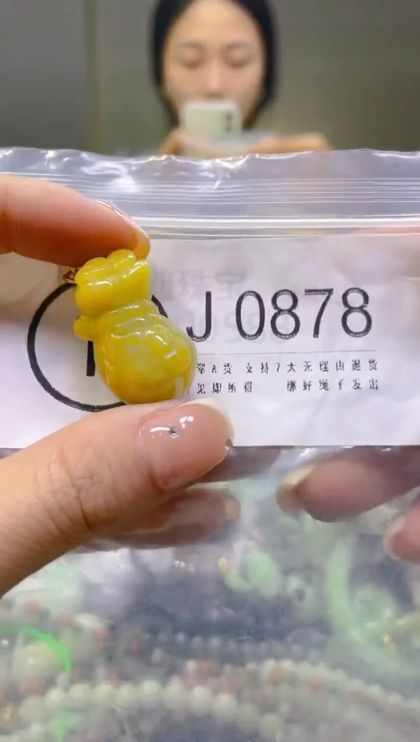 翡翠未镶嵌颈饰/J/翡翠A货一图一物