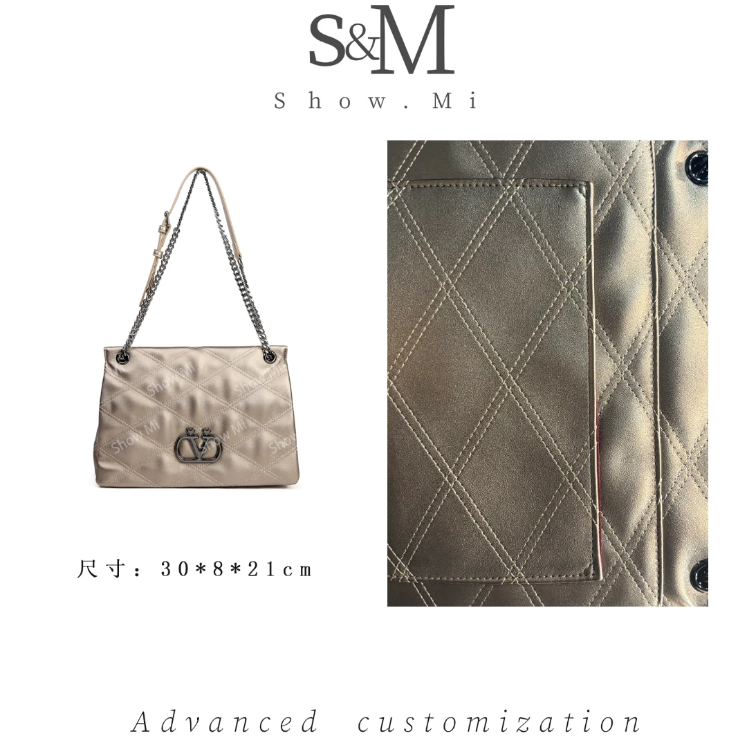 【Show Mi】SKL-7622-香槟金-轻奢小众时尚百搭女士包包sm