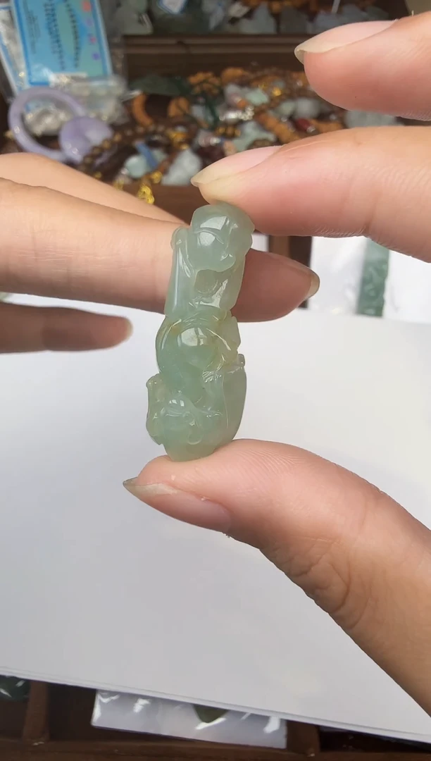 翡翠散珠天然缅甸A货翡翠