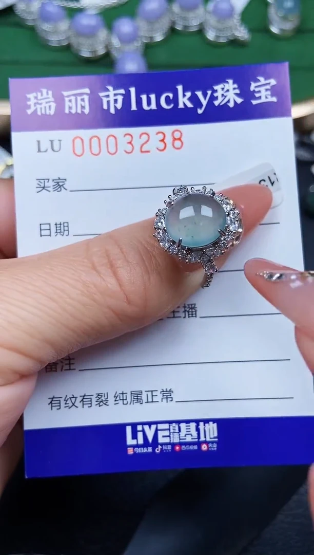 【闪购商品】翡翠颈饰银S925镶嵌3238