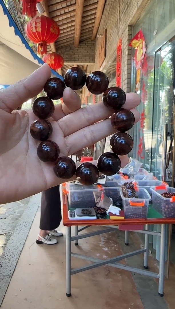 手串/手链黄花梨/降香黄檀海南黄花梨2.0乱纹树头料手串