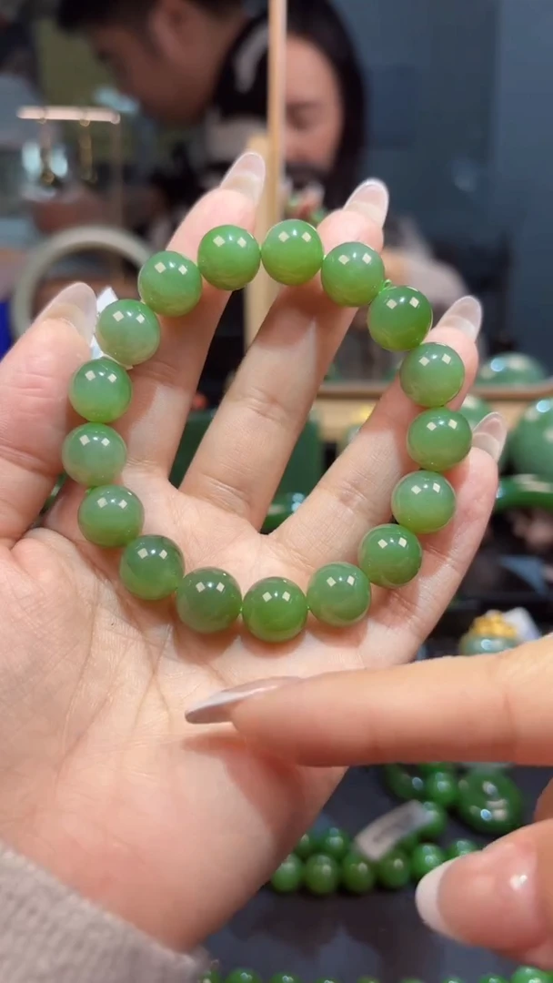 【闪购商品】和田玉（碧玉）手串未镶嵌1