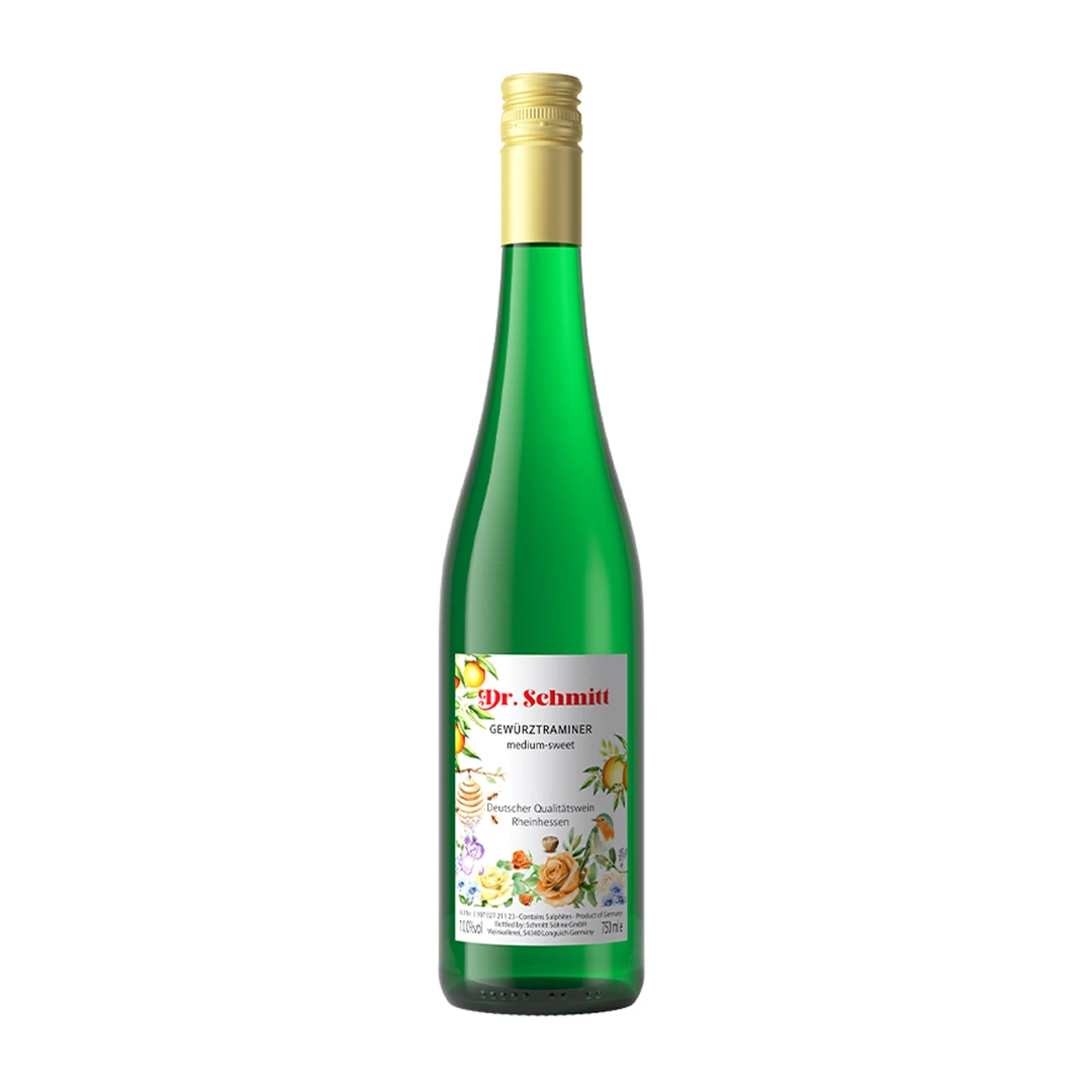 【原瓶进口】德国-施密特家族琼瑶浆优质白葡萄酒9.5/10度750ML A1