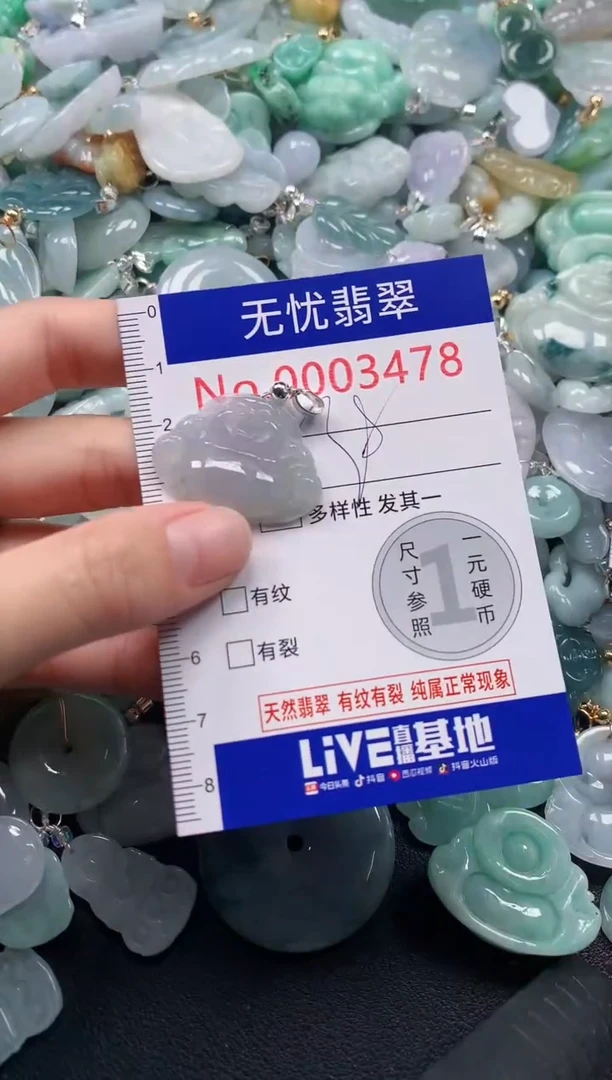 颈饰未镶嵌翡翠3478