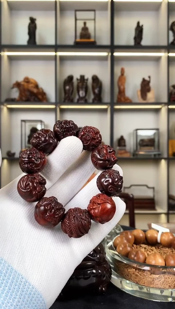 手串/手链小叶紫檀轩***剑龙生九子