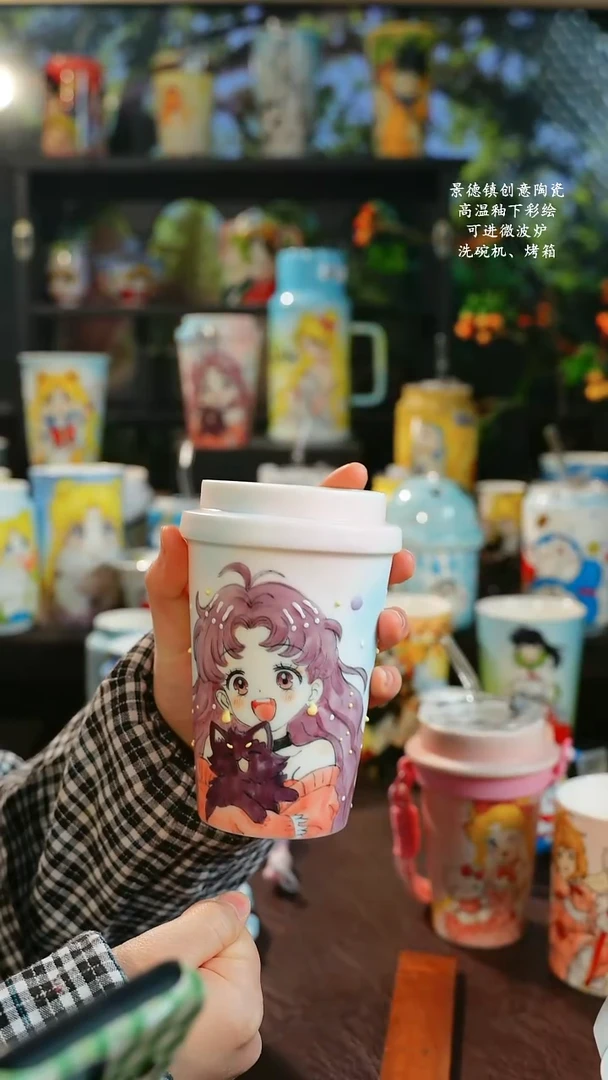 娇***?景德镇高温釉下彩原创手绘陶瓷