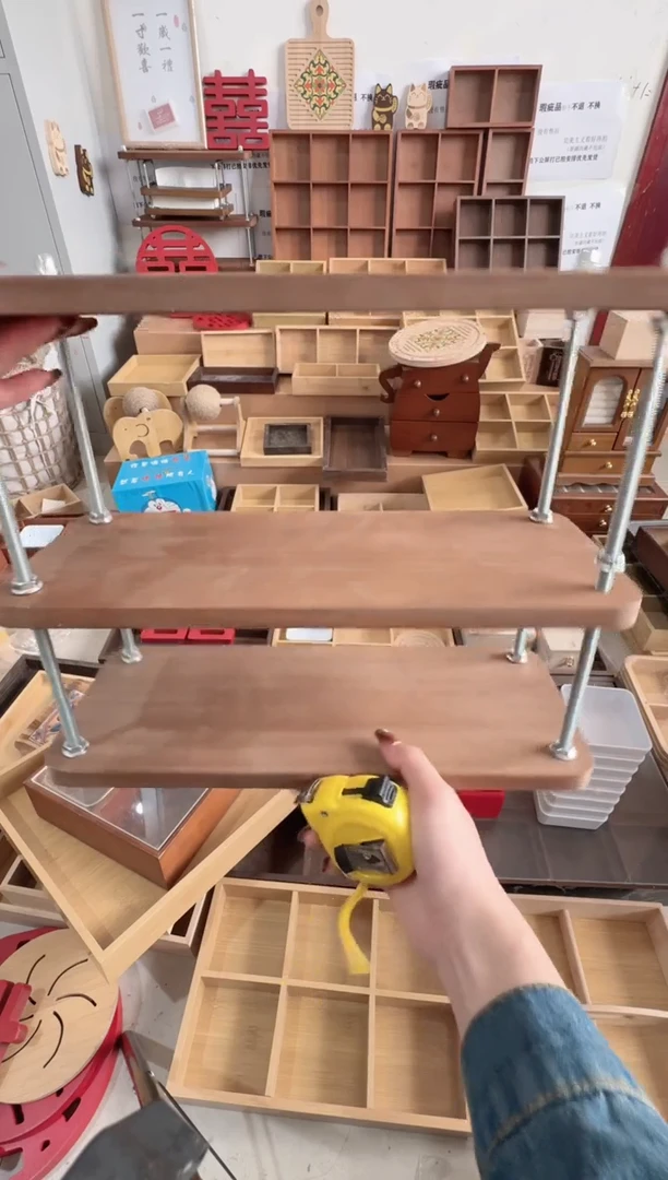 杯架实松木35*14