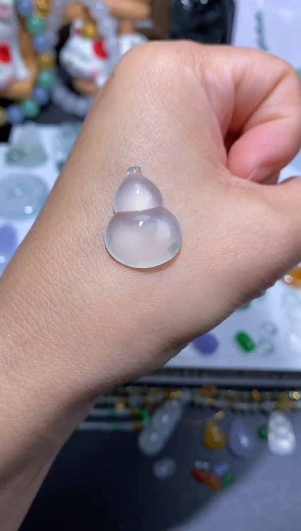 未镶嵌定制翡翠葫芦21.5*15.8*4.8