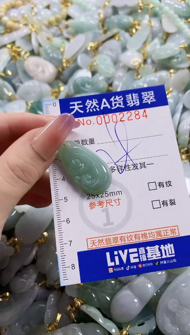 颈饰未镶嵌翡翠天然A货翡翠