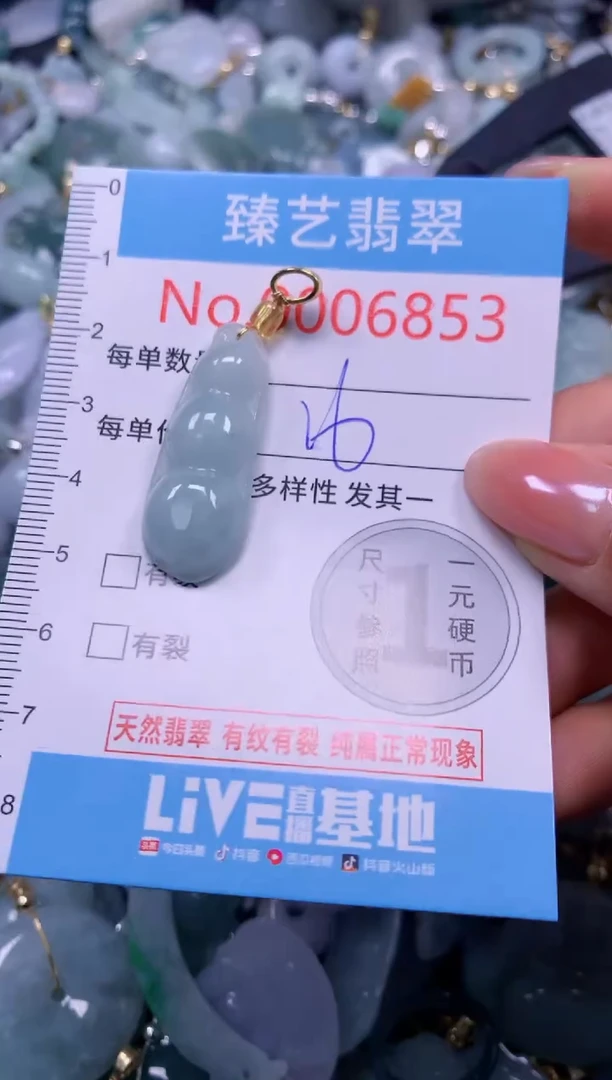 颈饰未镶嵌翡翠6853