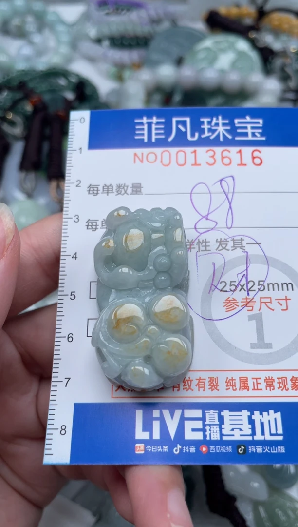 颈饰未镶嵌翡翠13616