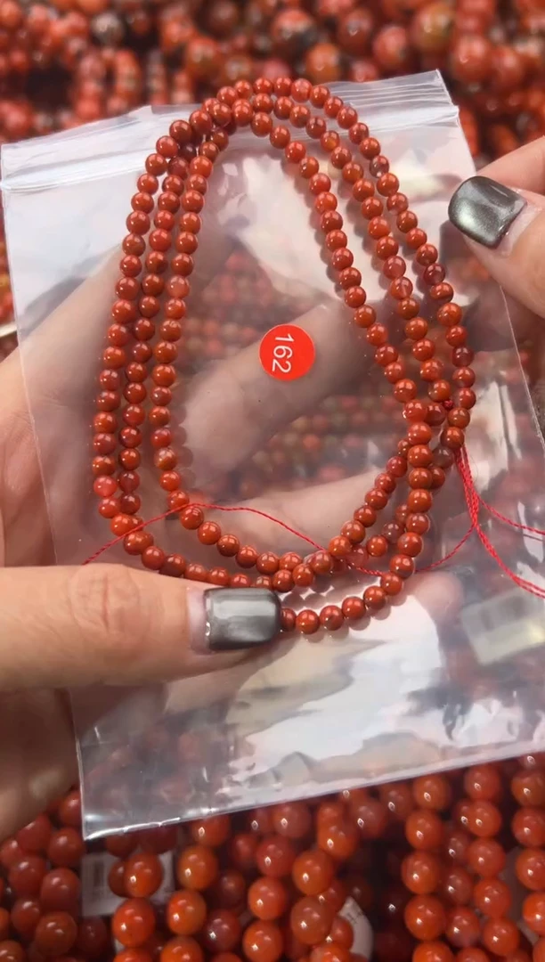 未镶嵌手串南红玛瑙4+
