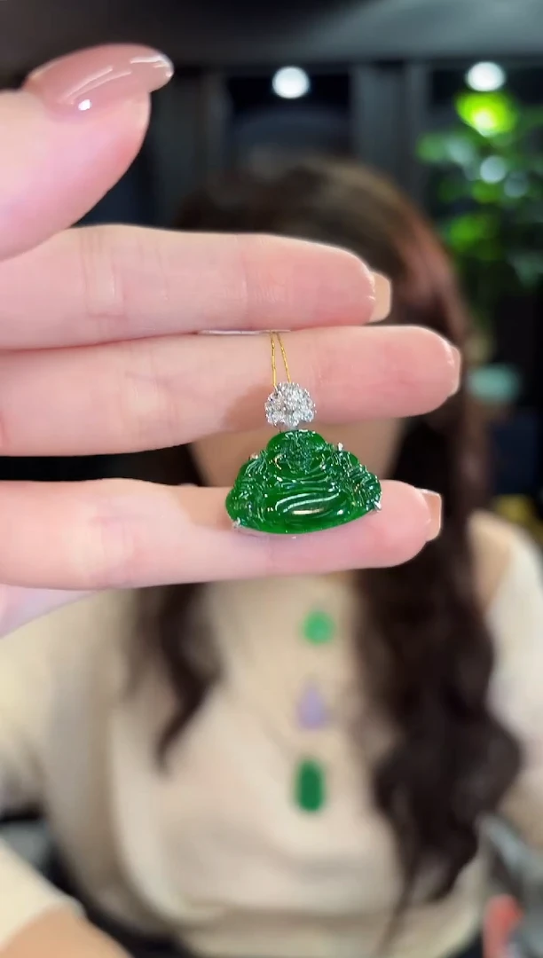 吊坠(不含链)未镶嵌翡翠 缅甸A货/支持复检/一件