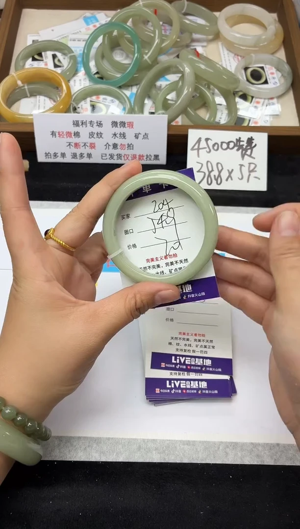 未镶嵌手镯石英质玉204