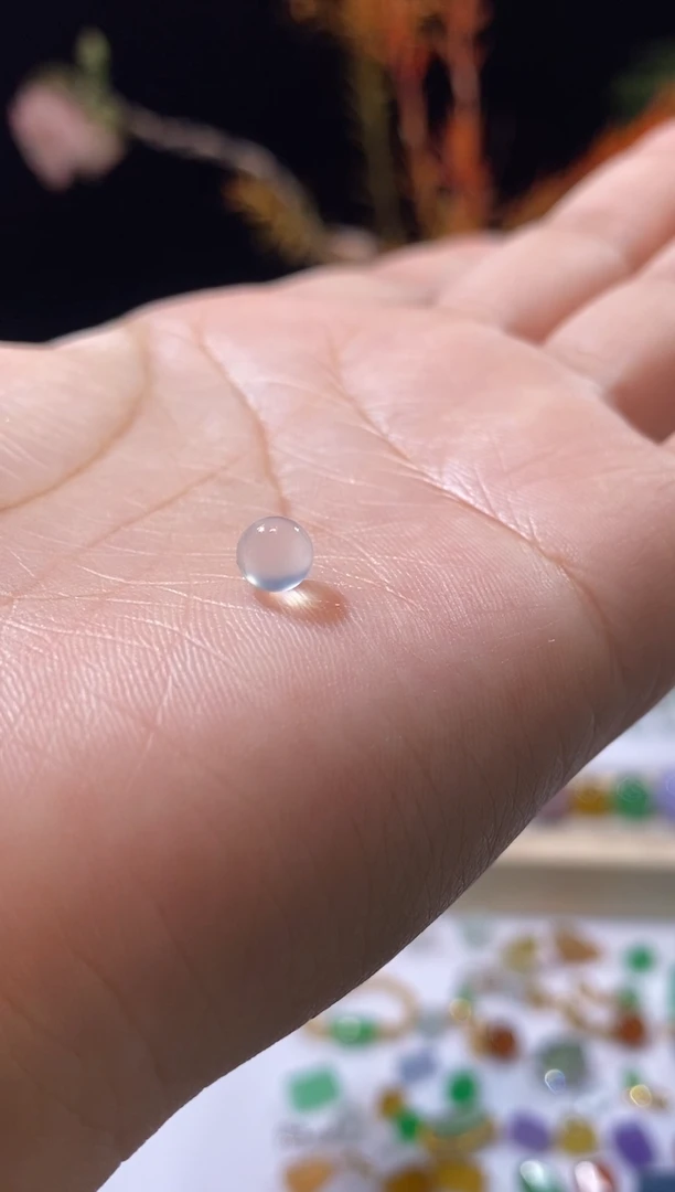 未镶嵌定制翡翠卡5.1珠珠 买断不退换