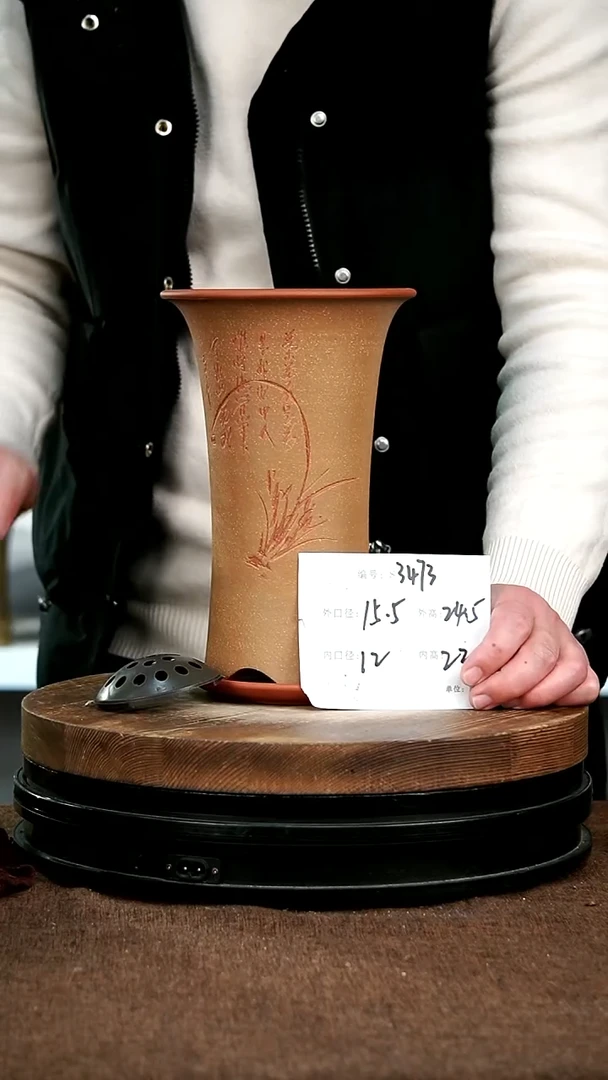 【闪购商品】紫砂花盆3473+z神力紫砂花盆