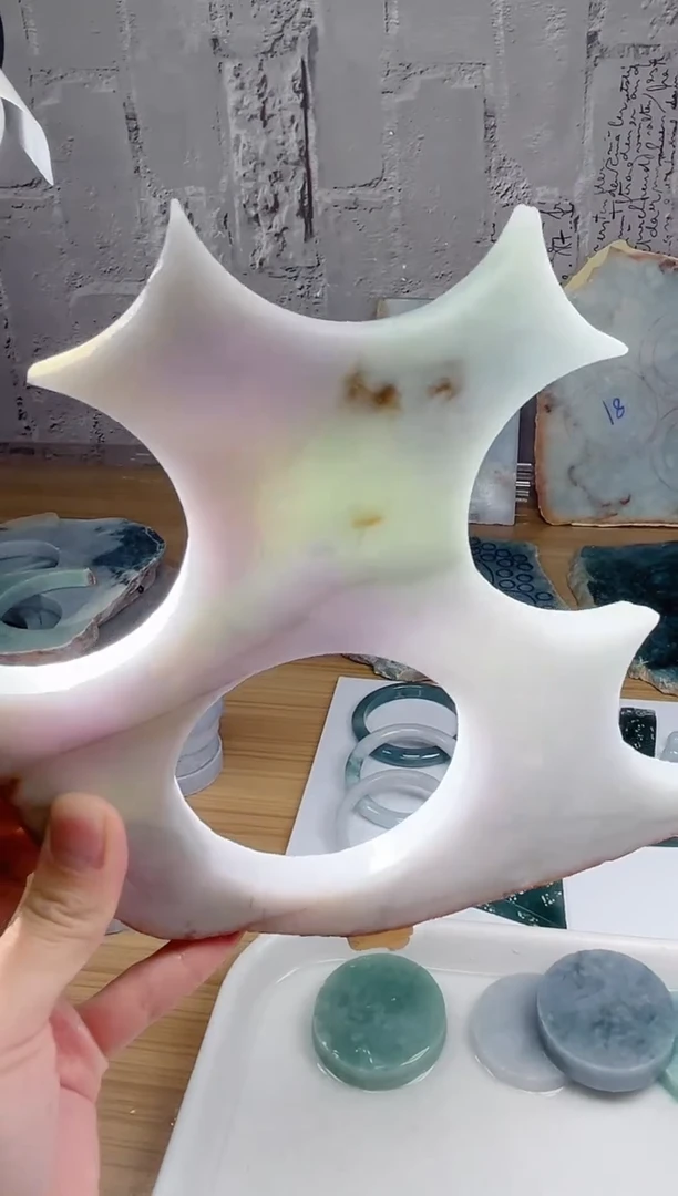 裸石翡翠天然翡翠A货石 南 044