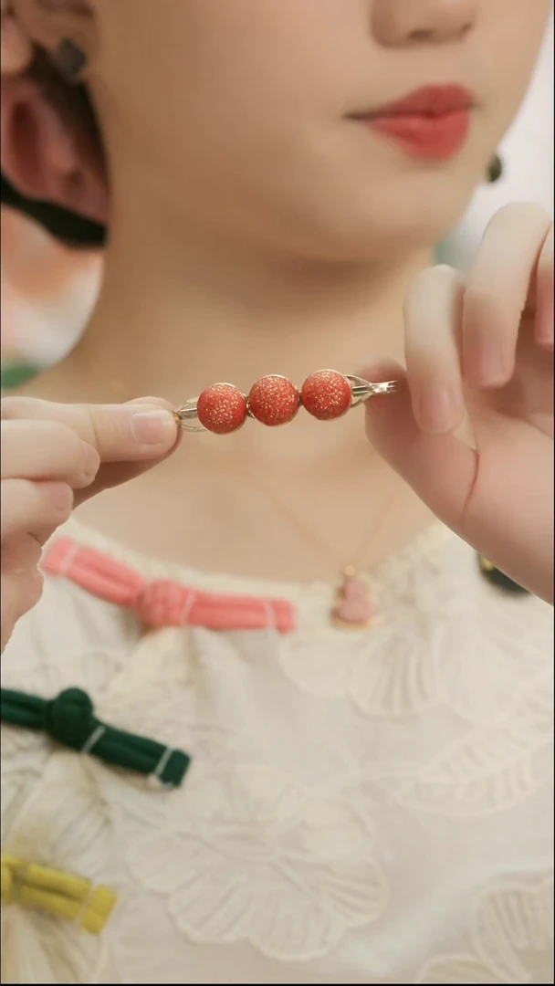 刺绣湘传礼缂丝发夹