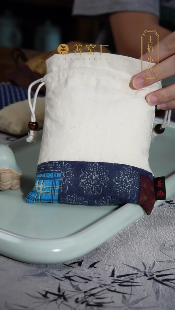 善窑厂苎麻杯袋米色