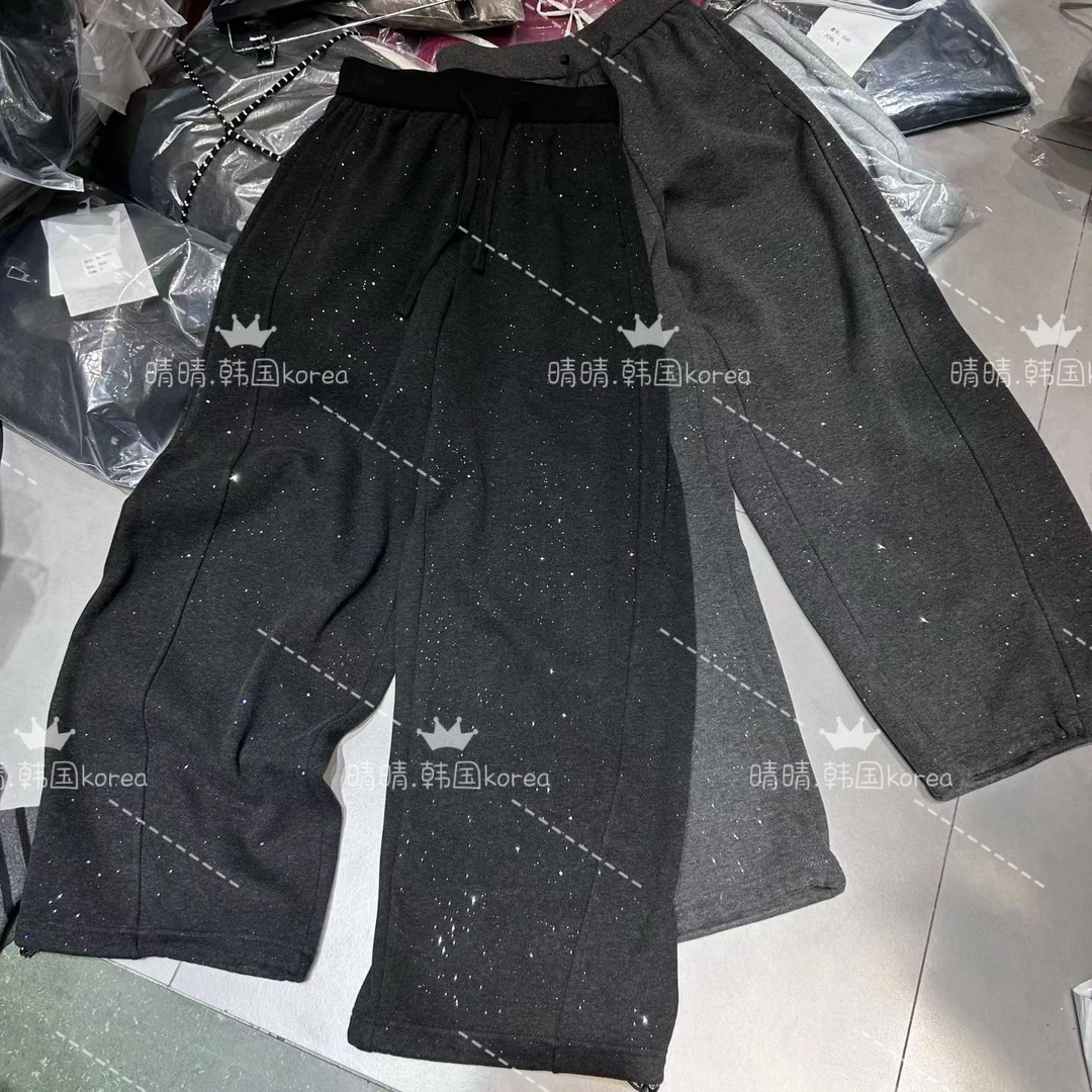 【加绒加厚闪闪裤】高克重垂坠筋骨感！显瘦高质弯刀神裤