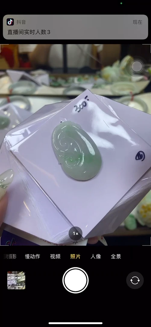 翡翠未镶嵌吊坠(不含链)天然缅甸翡翠A货如意