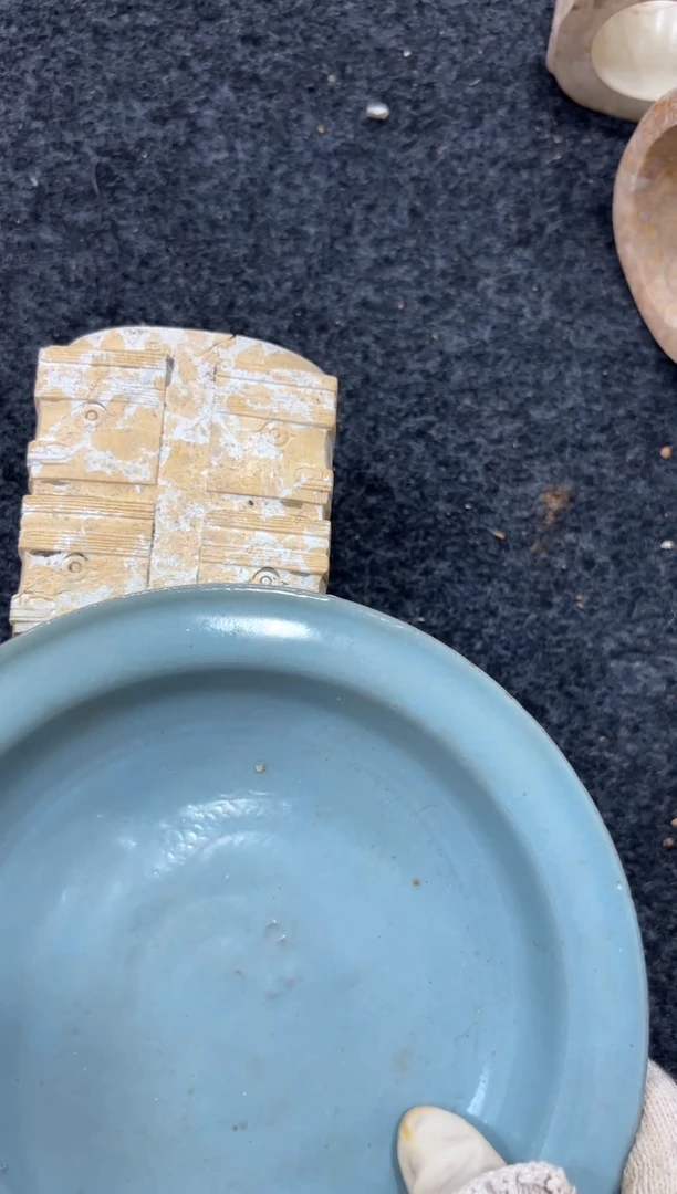 瓷片手工，手绘，瓷器