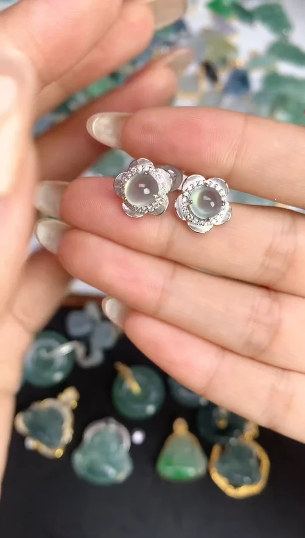 颈饰银S925镶嵌翡翠夏*25112901