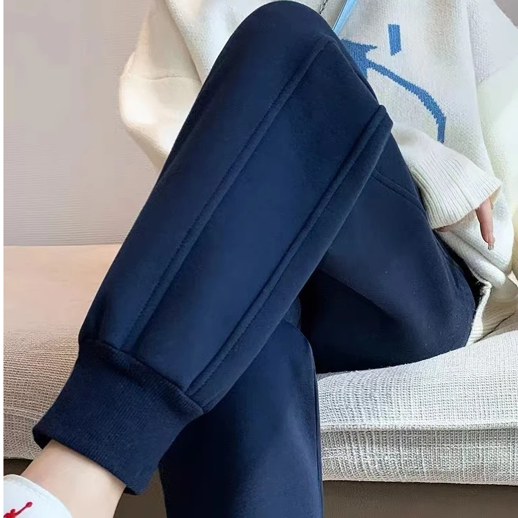 春秋季2025新款 灰色休闲裤男款卫裤学生百搭裤子 宽松束脚裤女款