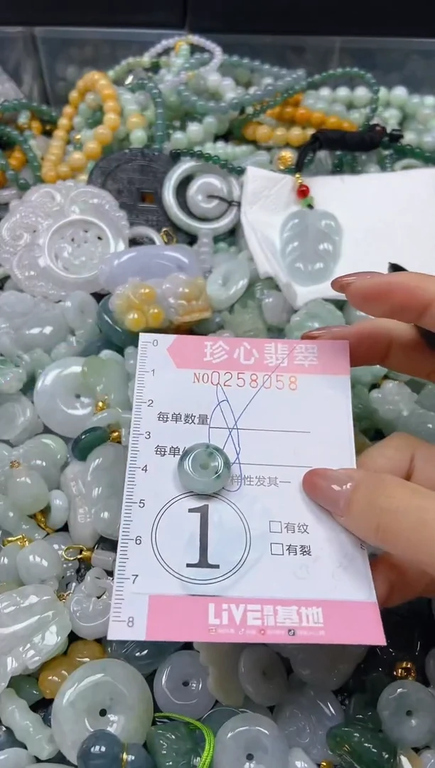 翡翠未镶嵌颈饰闪购0258058