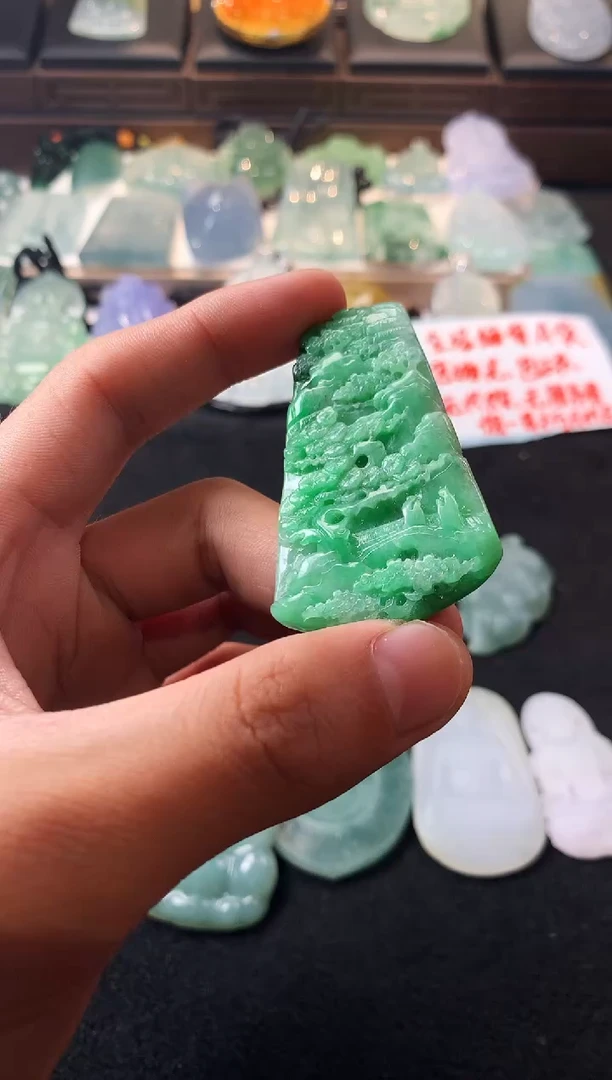 未镶嵌定制翡翠撞****皮5044毛货不退不换