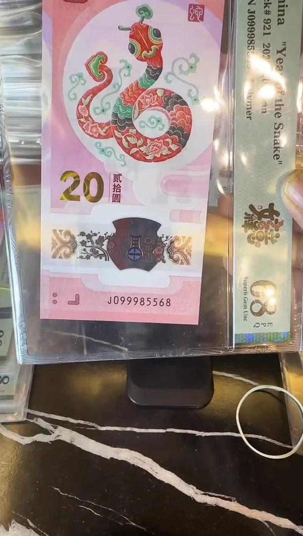塑料2025 蛇钞  单张  099985568