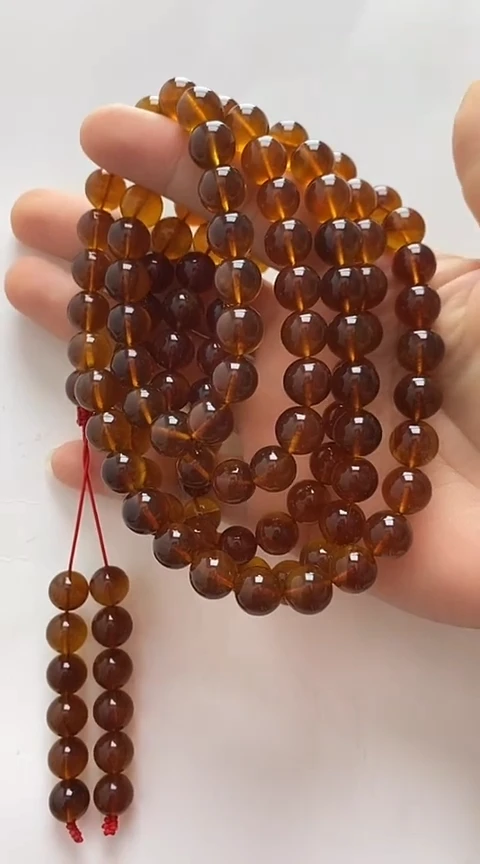 【闪购商品】琥珀裸石未镶嵌琥珀项链
