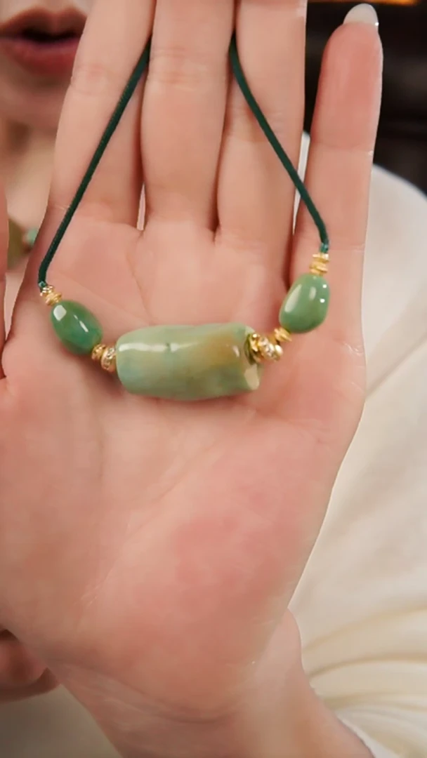 未镶嵌绿松石颈饰锁骨链