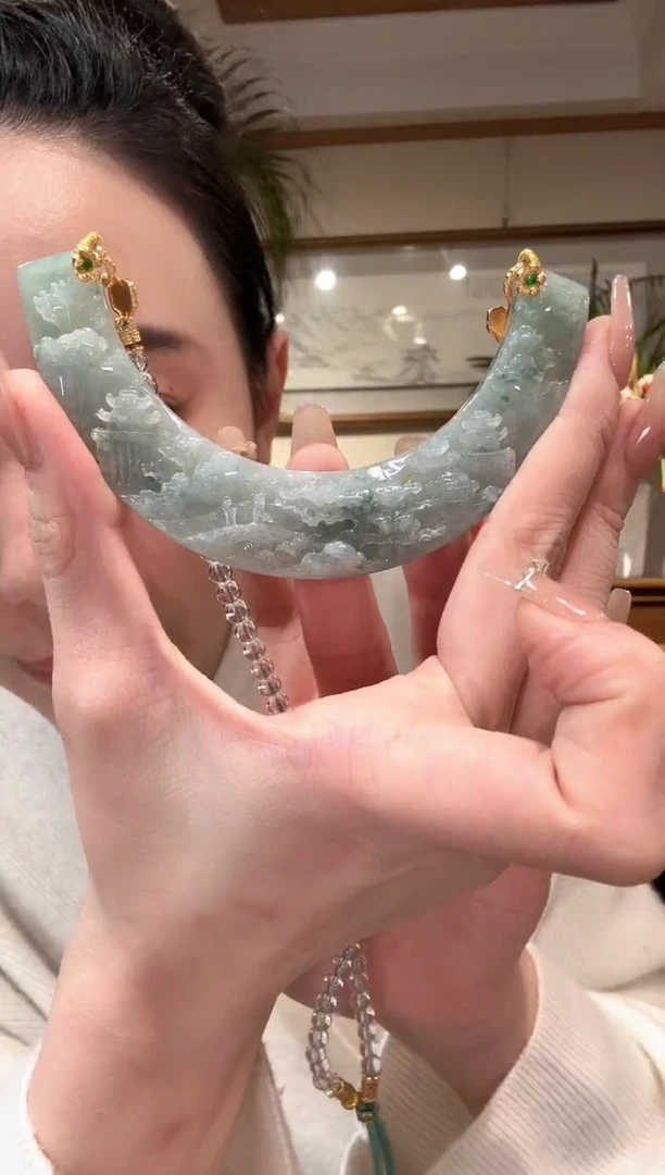 【闪购商品】翡翠颈饰未镶嵌国风