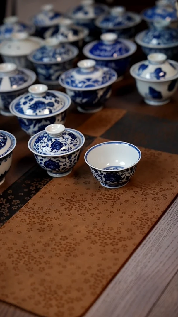 牡丹盖碗＋杯111111