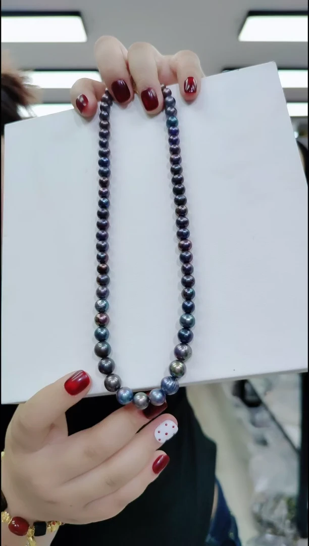 【闪购商品】贝壳其他20124黑色珠塔链