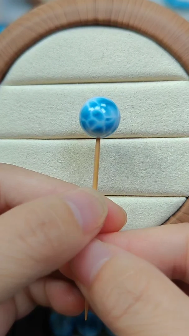 未镶嵌针钠钙石（海纹石）珠宝半成品慧*多样性发一