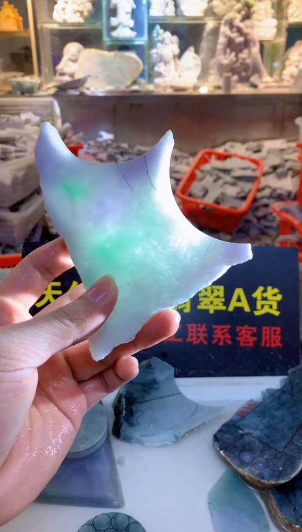 裸石翡翠0朗0翡翠珠宝87