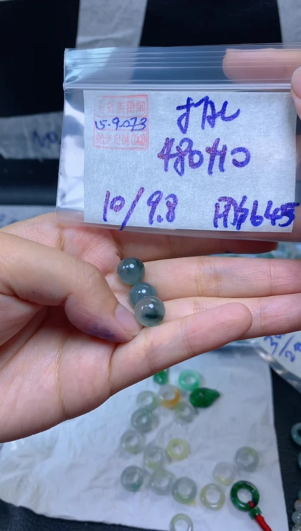 未镶嵌定制翡翠用****9翡翠490元#毛货需精细抛光073