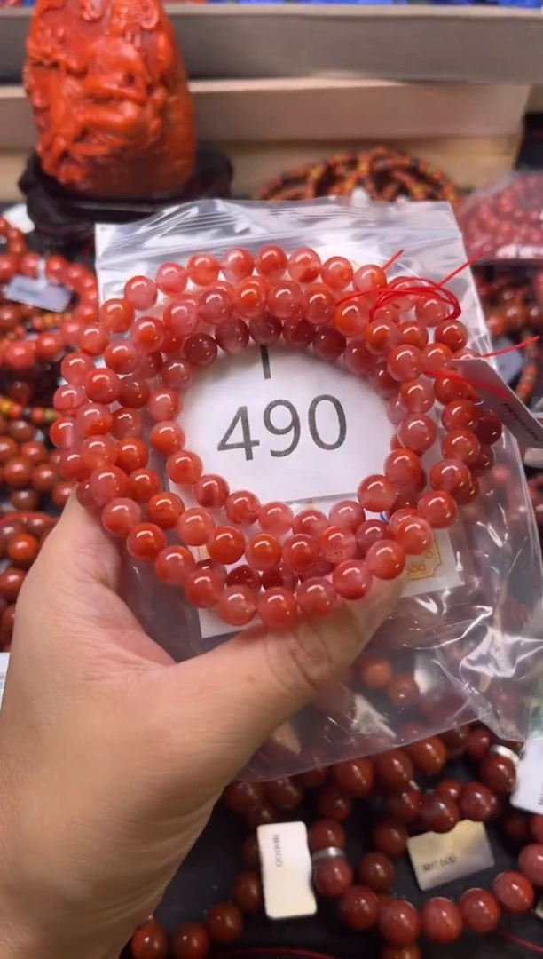 未镶嵌南红玛瑙珠宝奇石I490-7