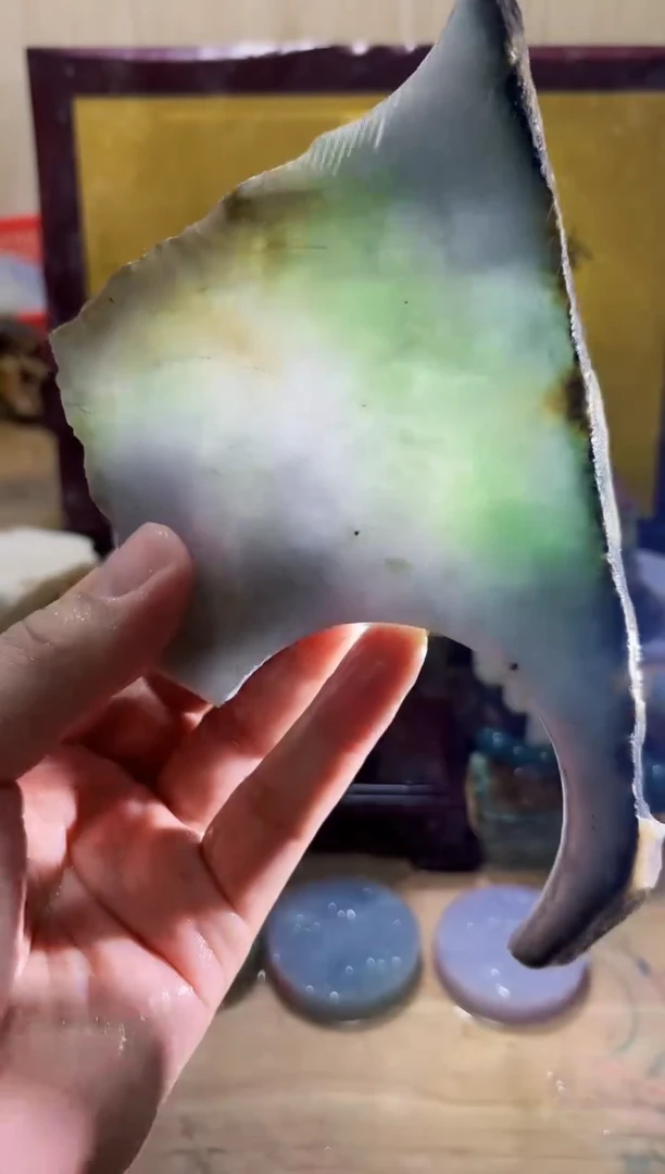 未镶嵌挂件翡翠A货常星7340