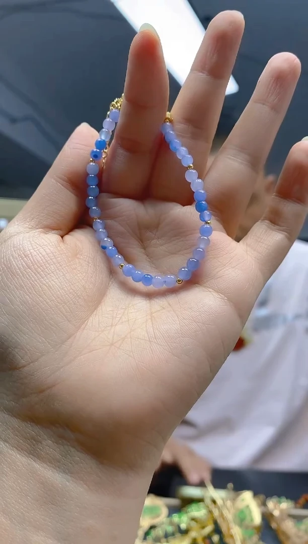 翡翠合金耳饰0201翡翠手链